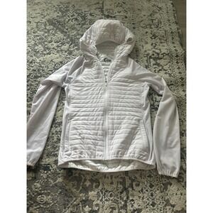 Women's White Ziya Active Zip Up Jacket Size Medium